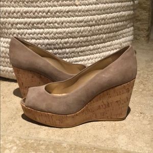 Stuart Weitzman Suede Wedges
